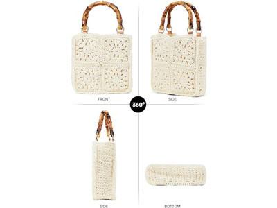 حقيبة دلو قش للأطفال حقيبة صيفية ممتعة عصرية بجودة عالية