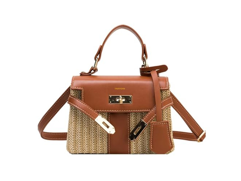 حقيبة قش متقاطعة بتصميم قلب وحصان وإيطاليا واليابان وحقائب فقط للأطفال ومحفظة كبيرة وصغيرة