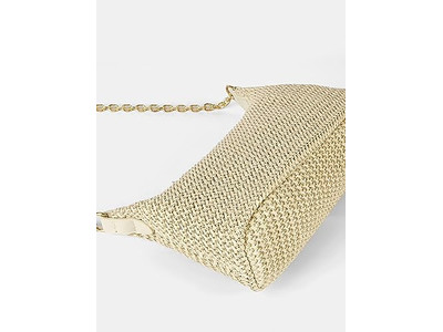 حقيبة قش دانتيل شبكية صغيرة باللون الأزرق الداكن ونخلة وردية وحريرية وشنطة ظهر بالجملة للفتيات