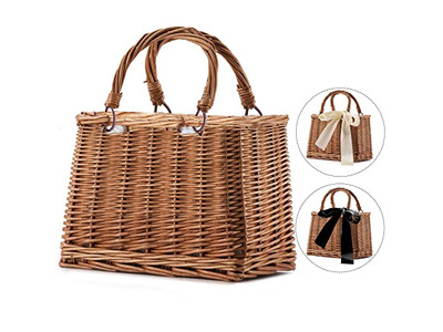 حقيبة قش هوبو كبيرة شبكية شاطئية صغيرة عابرة للجسم منسوجة