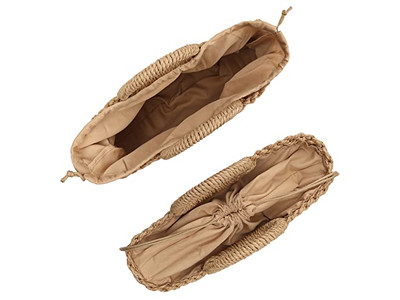 حقيبة قش مصنعة ترويجية من الروطان وحقائب كروشيه