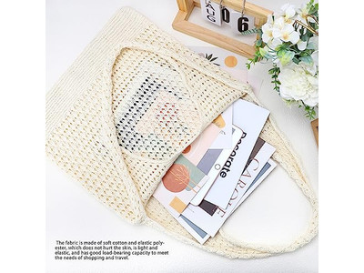 حقيبة قش مربعة صغيرة مع قبعة دلو وحقائب أطفال ثنائية اللون للشاطئ