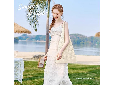 حقيبة قش مربعة صغيرة مع قبعة دلو وحقائب أطفال ثنائية اللون للشاطئ